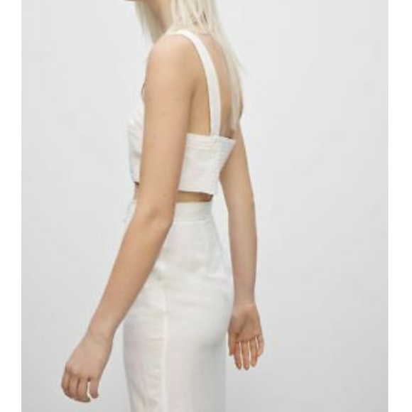 Aritzia Wilfred Lorient Cotton/Linen Pencil Skirt - Picture 5 of 10